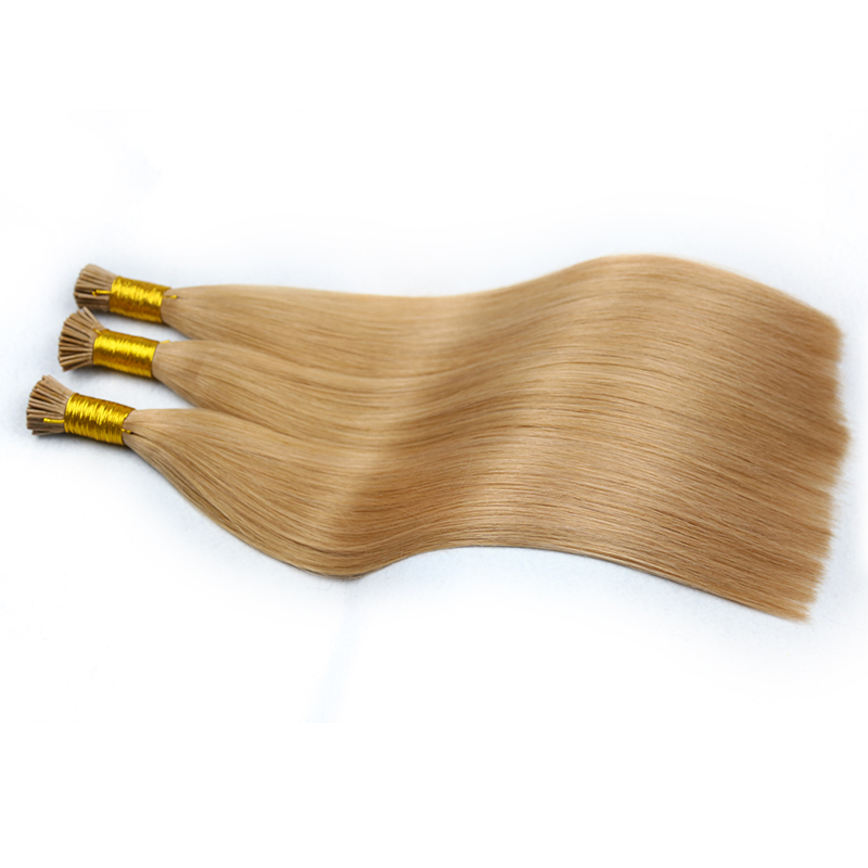 Wholesale Italian Keratin Glue Bond I Tip Hair Extensions Human Hair Remy Keratin Hair Extensions